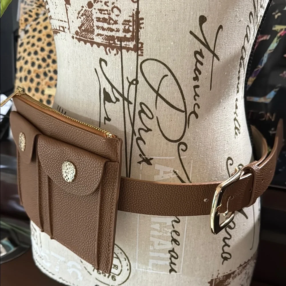 Vince Camuto Brown Belt Bag